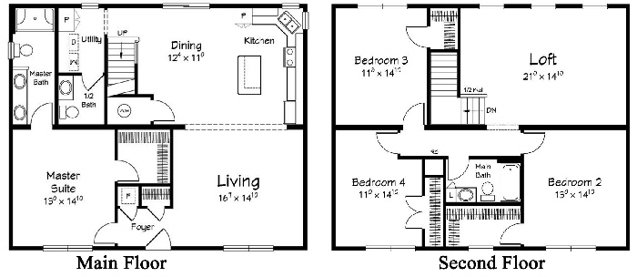 Barnegat 2 Two Story Modular Home Floor Plan Designed For Coastal Communities